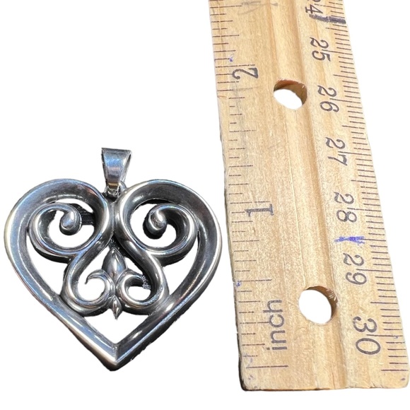 James Avery French Heart Pendant - Picture 5 of 5
